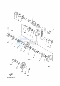 YFM450FWBD KODIAK 450 (B5R2) drawing TRANSMISSION