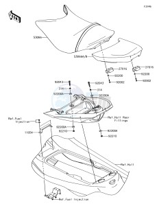 JET_SKI_ULTRA_310R JT1500NFF EU drawing Seat