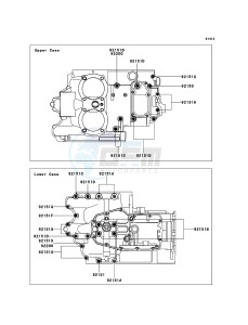 W800 EJ800ABF GB XX (EU ME A(FRICA) drawing Crankcase Bolt Pattern