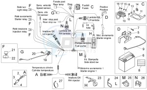 V7 Stone 750 drawing Electrical system II