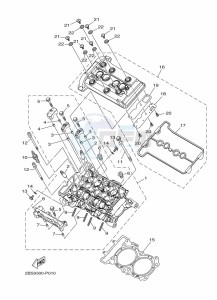 XT1200ZE XT1200ZE SUPER TENERE ABS (BP97) drawing CYLINDER HEAD