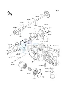 ZR 750 L [Z750 EU] (L7F-L8F) L7F drawing OIL PUMP