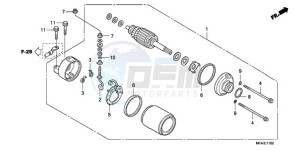 CBF1000T9 Europe Direct - (ED) drawing STARTING MOTOR