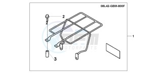 SFX50MM drawing REAR CARRIER(SFX)