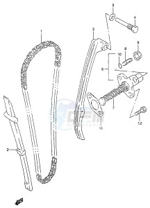 GZ125 (W-X-Y) drawing CAM CHAIN