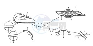 VT1100D2 drawing STRIPE/MARK