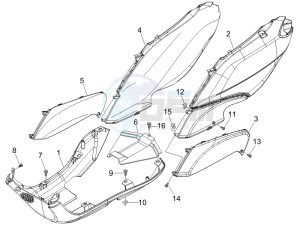 Fly 50 2t (25 kmh) (B-NL) drawing Side cover - Spoiler