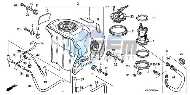 FUEL TANK/FUEL PUMP