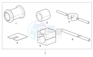 Special Tools B RS 250 -- drawing Showa Fork tool kit