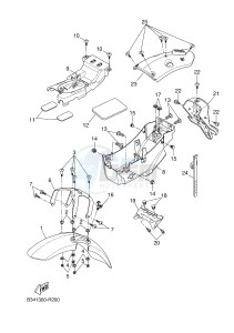 MTM690-U MTM-690-U XSR700 (B348 B348 B348) drawing FENDER