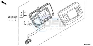 VFR800FH 2ED - (2ED) drawing HEADLIGHT