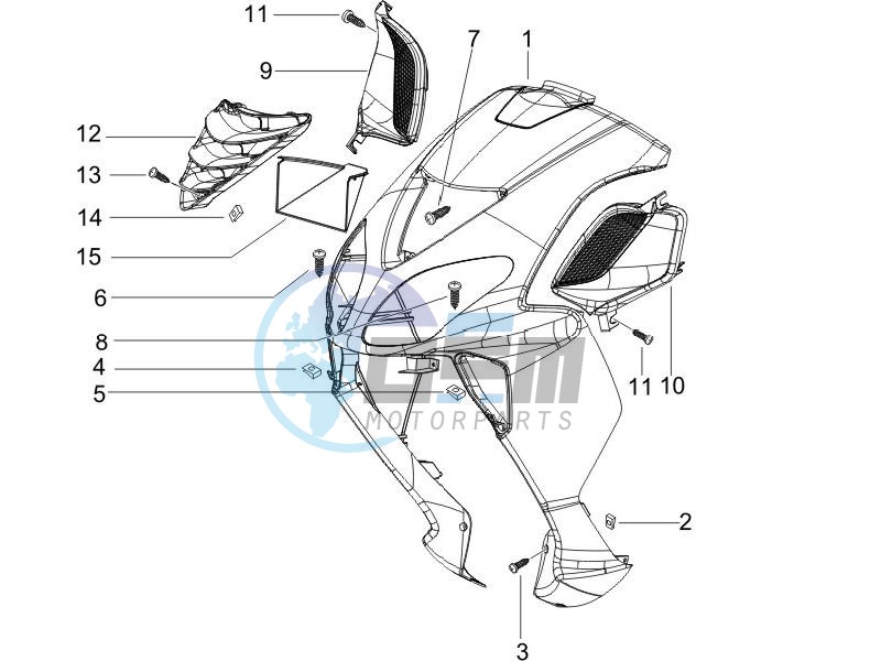 Front shield