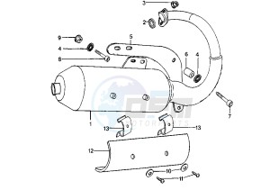 ELYSEO - 100 cc drawing EXHAUST MY99