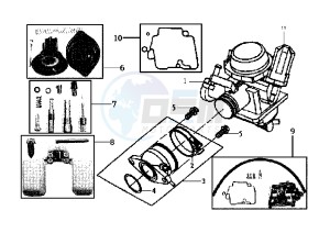 HD EU2 - 200 cc drawing CARBURETTOR