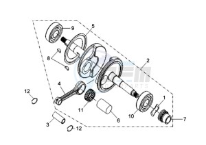 VS125S drawing CRANKSHAFT / PISTON / PISTON RING