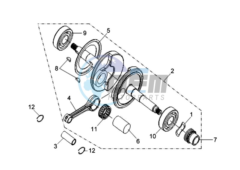 CRANKSHAFT / PISTON / PISTON RING