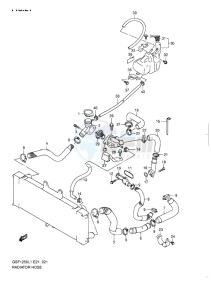 GSF-1250 BANDIT EU drawing RADIATOR HOSE