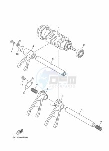 MT-10 MTN1000 (B67X) drawing SHIFT CAM & FORK