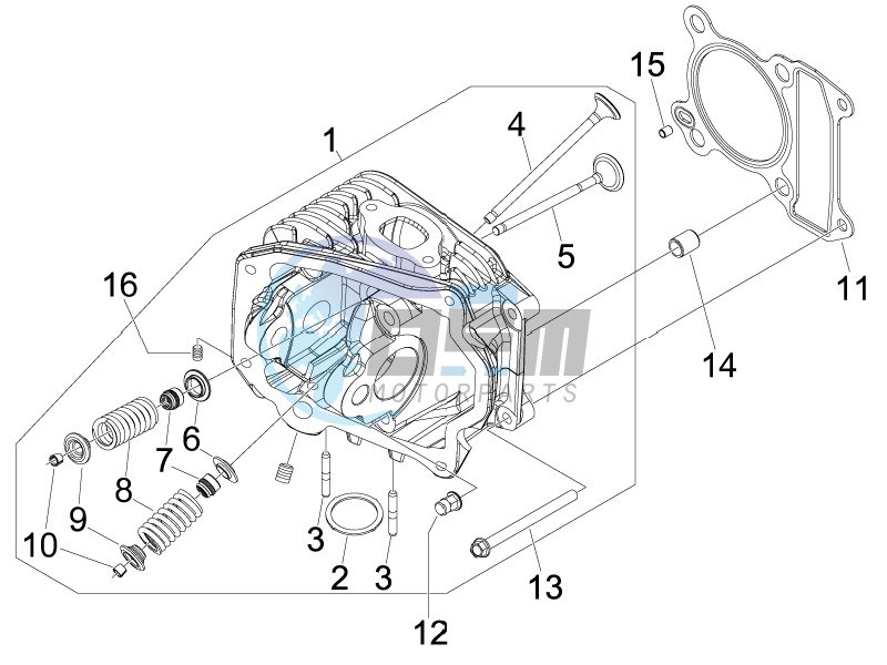 Cilinder head unit - Valve