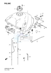 GSR600 (E2) drawing FUEL TANK (MODEL K9)