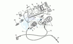 750 X Polizia - PA 2A Serie Polizia/PA 1A Serie drawing Dashboard