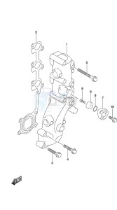 DF 25A drawing Exhaust Manifold