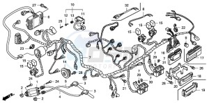 FJS600A 400 SILVER WING drawing WIRE HARNESS