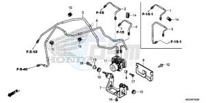 CB1100NAH UK - (E) drawing ABS MODULATOR