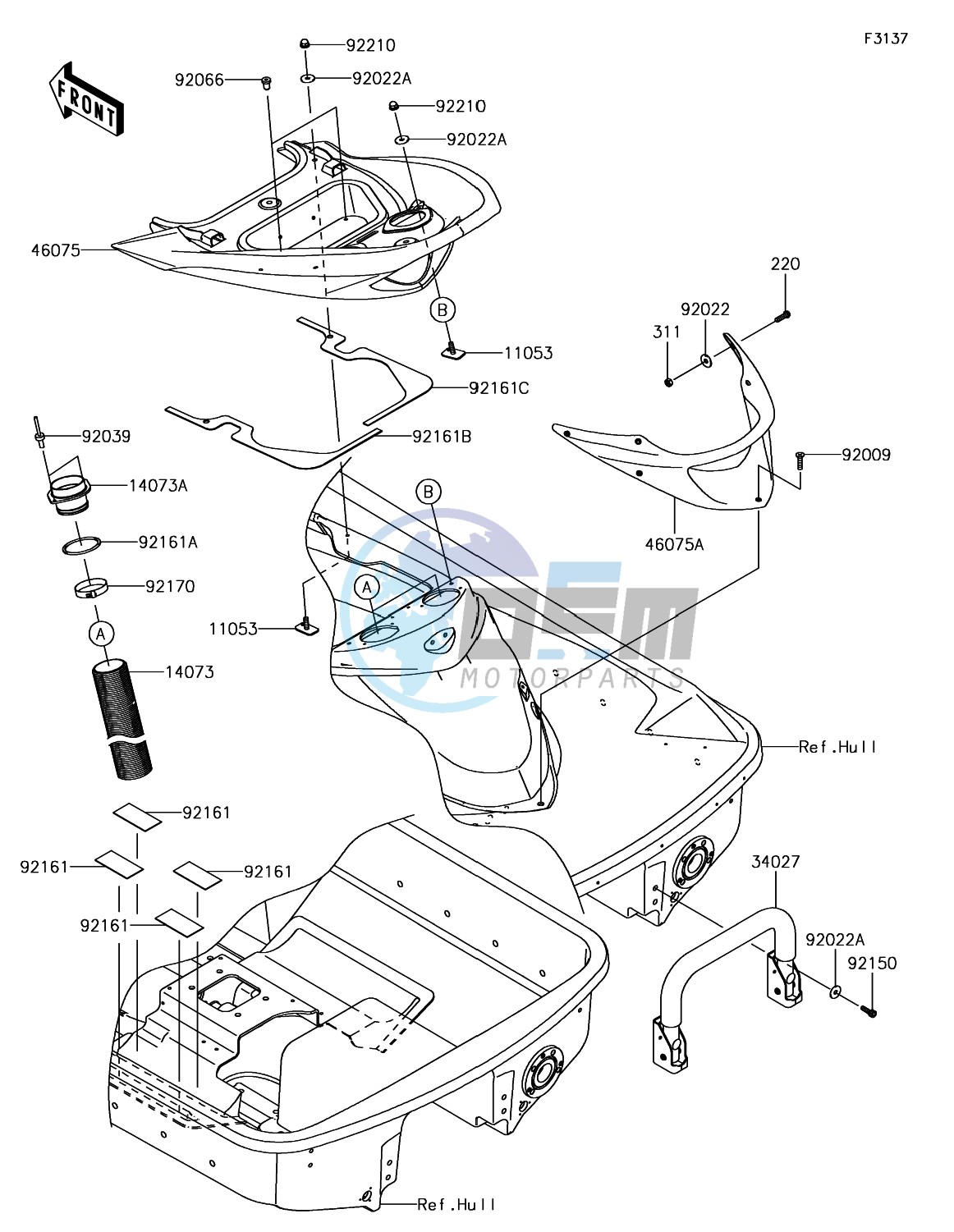 Hull Rear Fittings