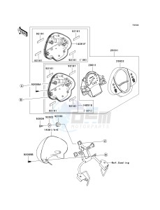 ER 650 A [ER-6N (AUSTRALIAN] (A6F-A8F) A8F drawing METER-- S- -