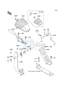 MULE 3000 KAF620-G5 EU drawing Brake Pedal