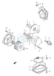 DR800S (E4) drawing OIL PUMP - FUEL PUMP