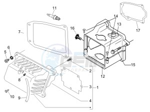 S 50 4T 2V 25 Kmh NL drawing Cylinder head cover