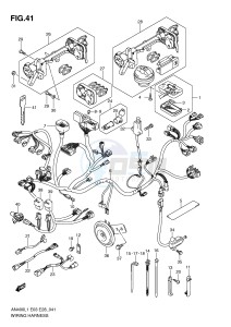 AN400 (E3-E28) Burgman drawing WIRING HARNESS (AN400L1 E3)