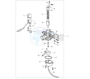 YN NEO'S 50 drawing CARBURETOR