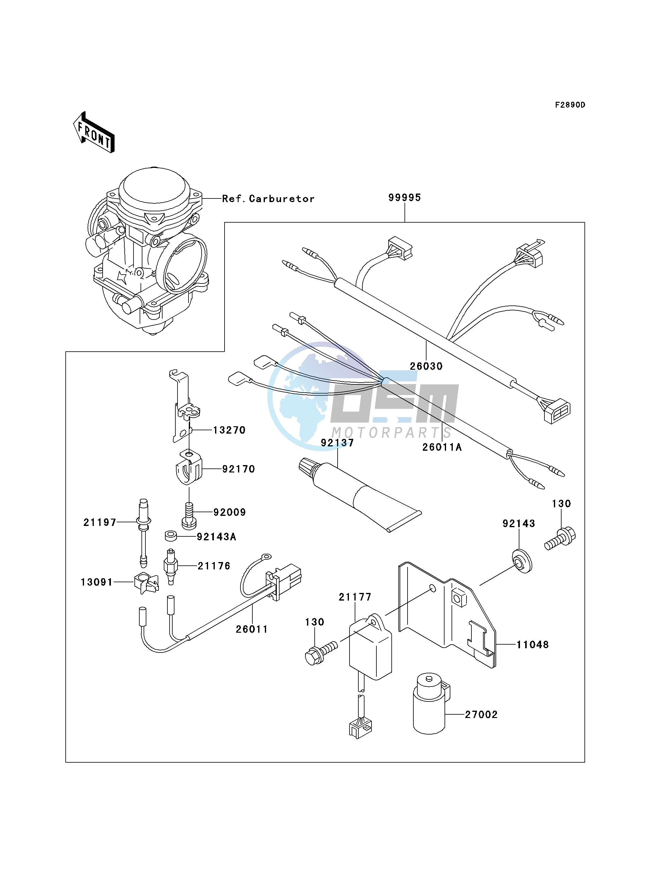 OPTIONAL PARTS-- CARBRETOR- -