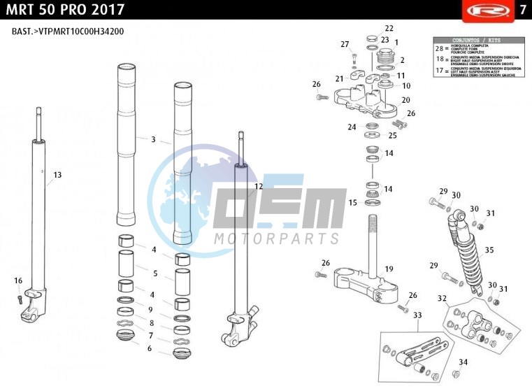 FRONT FORK MRT PRO 2017 Q40