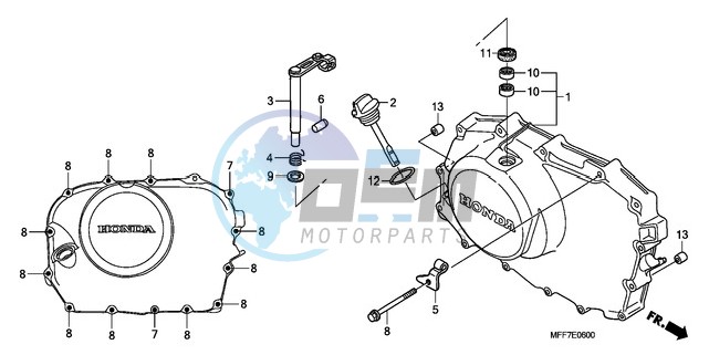 RIGHT CRANKCASE COVER