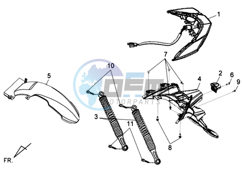 TAIL LIGHT - REAR SUSPENSION