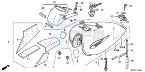 VT750C9 Europe Direct - (ED / MME) drawing FUEL TANK