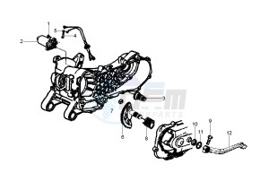 LX 125 drawing Starting motor