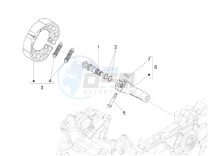 LT 150 4T 3V IE NOABS E3 (APAC) drawing Rear brake - Brake jaw