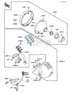 ZL 900 A [ELIMINATOR] (A1-A2) [ELIMINATOR] drawing HEADLIGHT