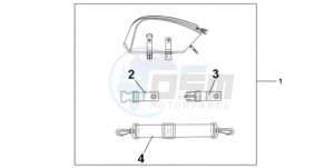 CBR1000RA9 Korea - (KO / ABS MME) drawing REAR SEAT BAG