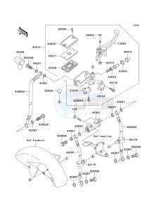 ZX 1200 C [NINJA ZZR 1200] (C1-C4) [NINJA ZZR 1200] drawing FRONT MASTER CYLINDER-- C1_C2- -