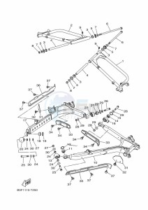 YXZ1000ETS YXZ10YESKS (B5H3) drawing REAR ARM