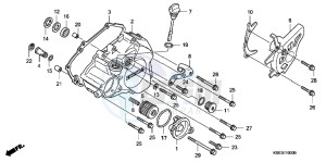 CRF150RBC drawing L. CRANKCASE COVER