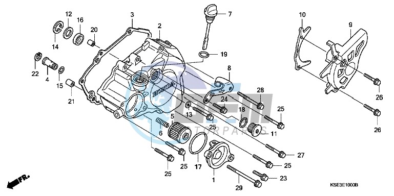 L. CRANKCASE COVER