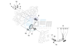 Sport City One 50 4t 4v USA-Canada USA CANADA drawing Starter motor