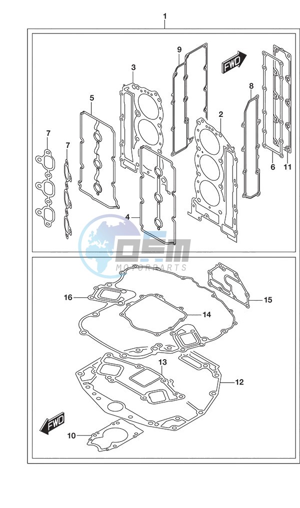 Gasket Set (DF 250S)